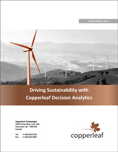 Driving Sustainability with Copperleaf Decision Analytics | AIPM | Copperleaf