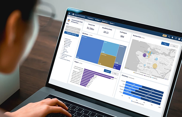 Alt Block ESG Executive Dashboard - Copperleaf Decision Analytics